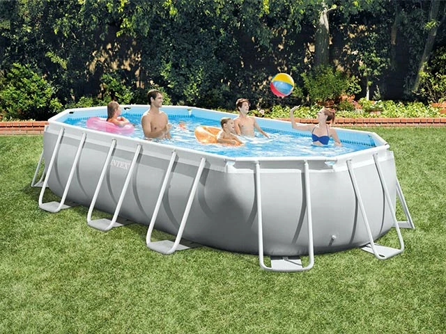 Piscina ovala PRISM FRAME 503X274X122 cm, cu pompa de filtrare