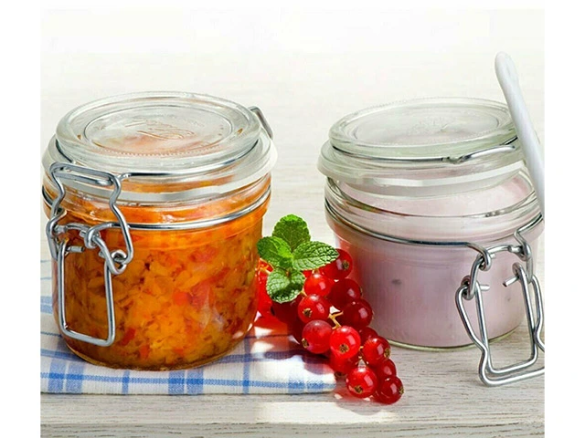 Borcan pentru pastrare/conservare Fido 0.2l, cu capac clem