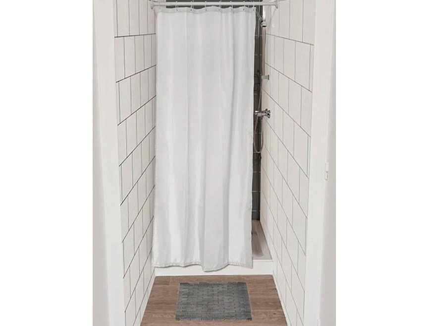 Perdea pentru dus 120X180cm Tendance Kukica albă, poliester