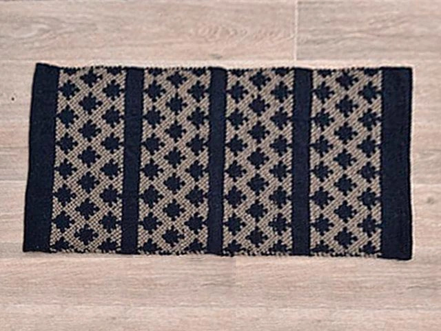Covoras textil 50Х80cm Tendance Zig Zag, bumbac