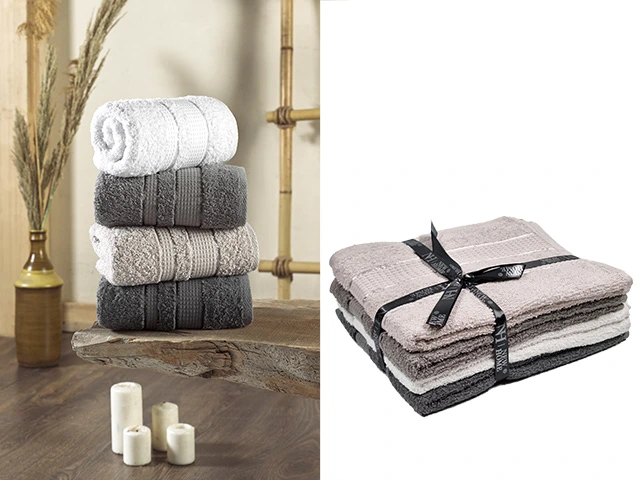 Set prosoape 4buc, 50X80cm NH Towel Set, bumbac
