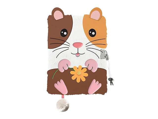Agenda cu lacat, A5, 96foi, My Little Friend Guine Pig, coperta plus