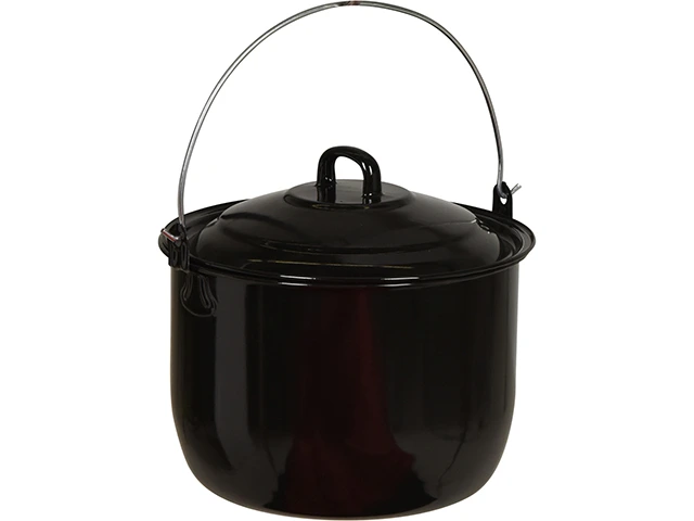 Cratita emailata Ambiance 24cm, 6.7l cu capac si maner 