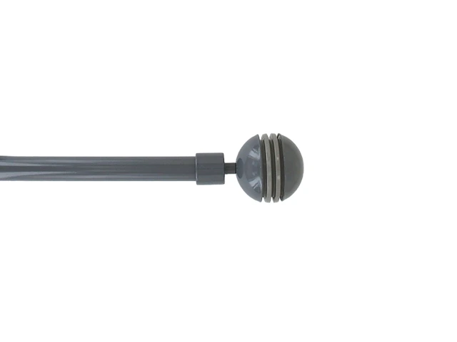 Tija glisanta pentru perdea 210-380cm D16/19mm Luance, gri inchis/zenit
