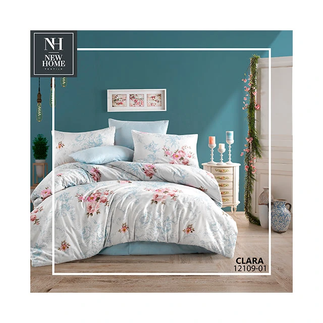 Lenjerie de pat 2pers NH Ranforce Clara, policoton