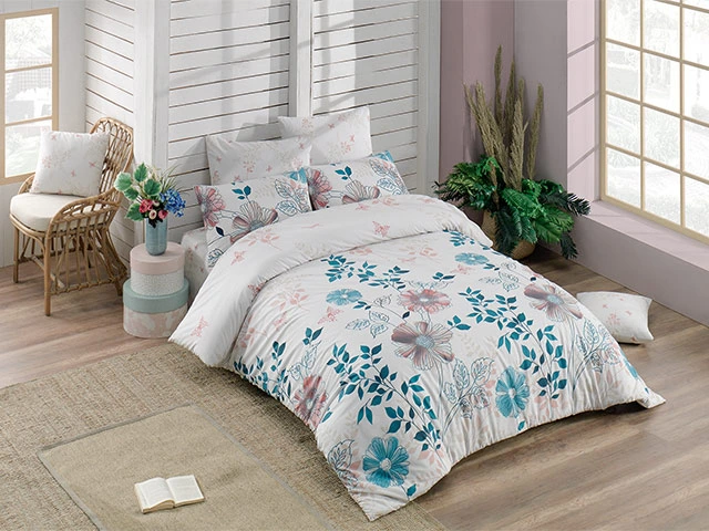 Lenjerie de pat 2pers NH Ranforce Mira, policoton