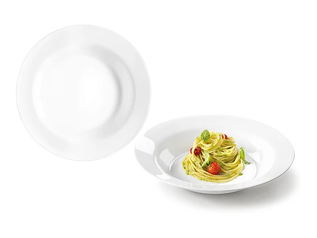 Farfurie pentru pasta 29.5cm Grangusto, sticla de opal
