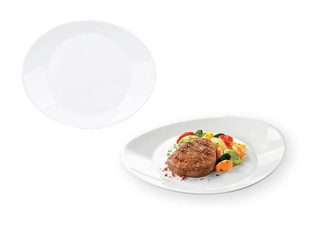 Platou oval 31.7X26.2cm Grangusto, sticla de opal