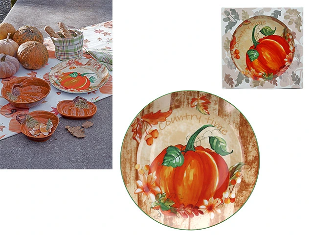 Platou din portelan D30cm Tognana 