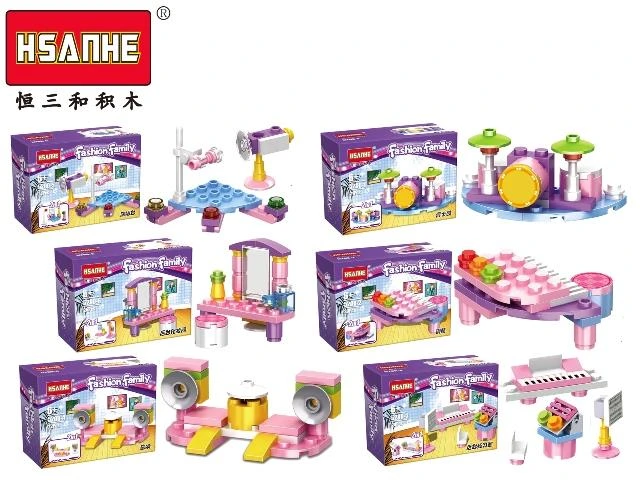 Constructor Hsanhe Fashion Family mini 9.5X7X4.4cm, 6div