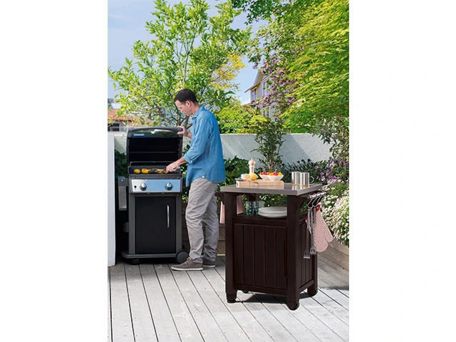 Masa pentru gratar UNITY 105 l, 82X52X90 cm, brun