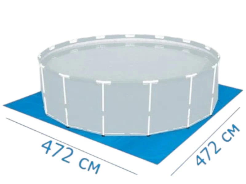 Mocheta Intex sub piscină 472x472 cm, pentru piscine D 244/305/366/457 cm
