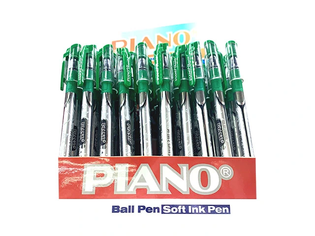 Pix cu bila PT-195 soft ink, 0.7mm, verde