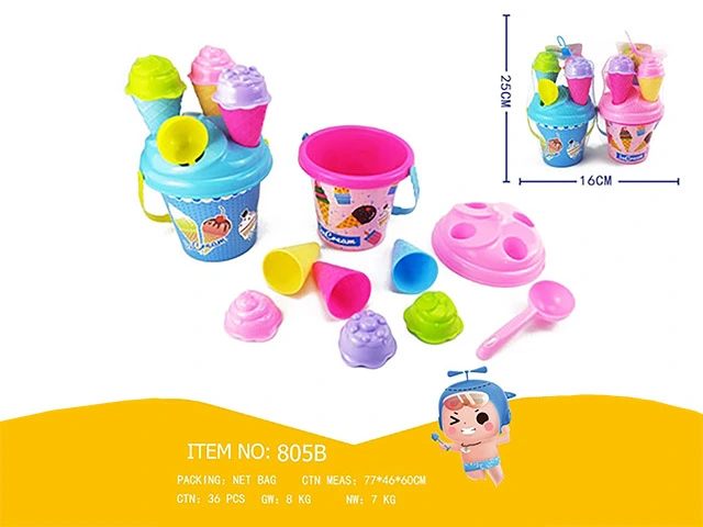 Set de jucarii pentru nisip in caldarusa 