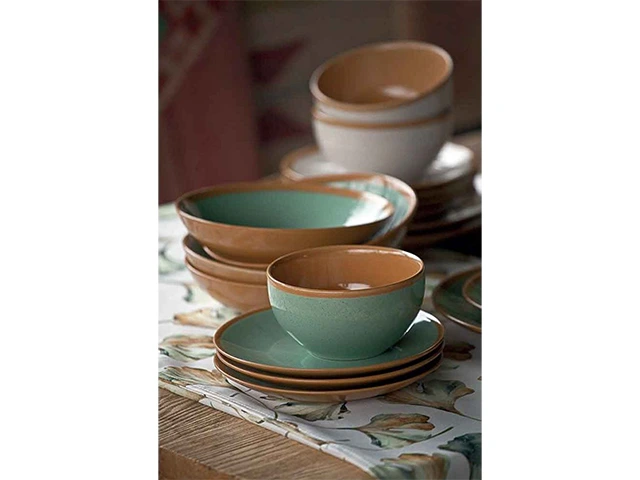 Cana 530 ml pentru dejun Tognana Louise Woody Verde