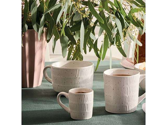 Ceasca 90 ml Madrid Wabi cu relief