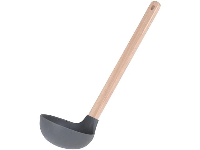 Polonic EH 32cm, din silicon cu maner din lemn