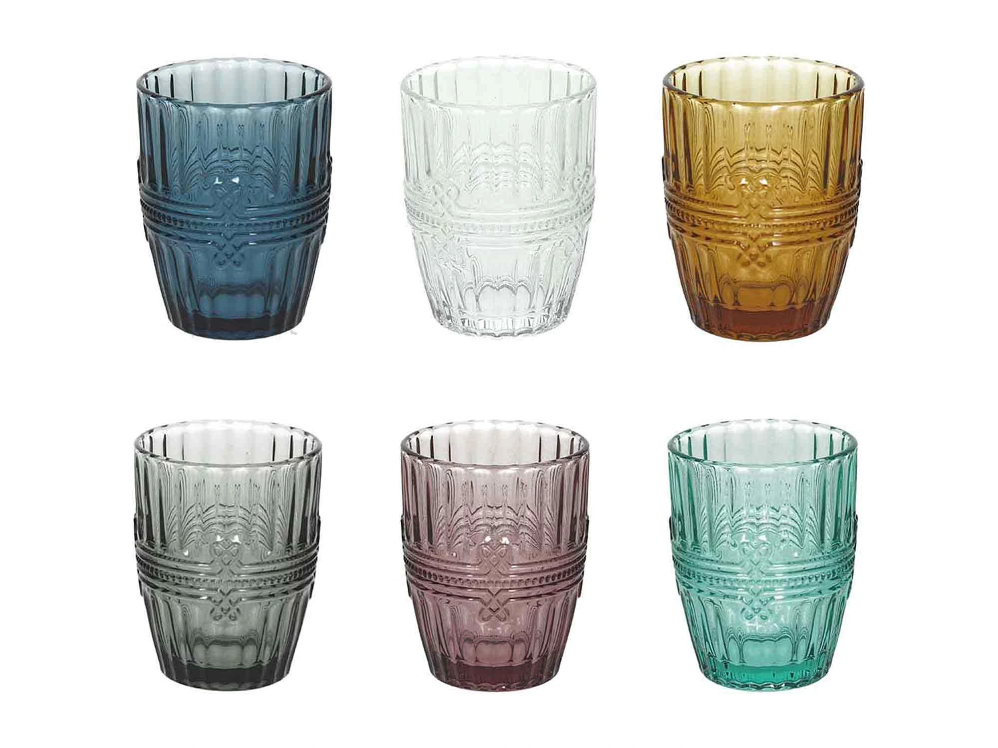 Set pahare Tognana Ionico 6 buc 280 ml, multicolor