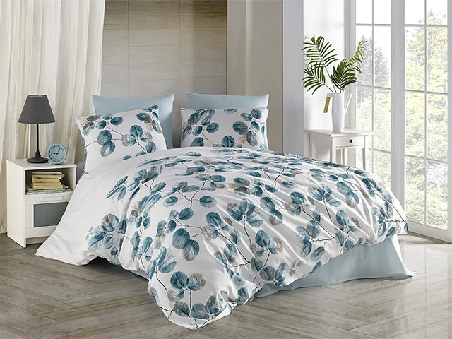 Lenjerie de pat 2 persoane NH Ranforce Premium Hena 8862-01, policotton