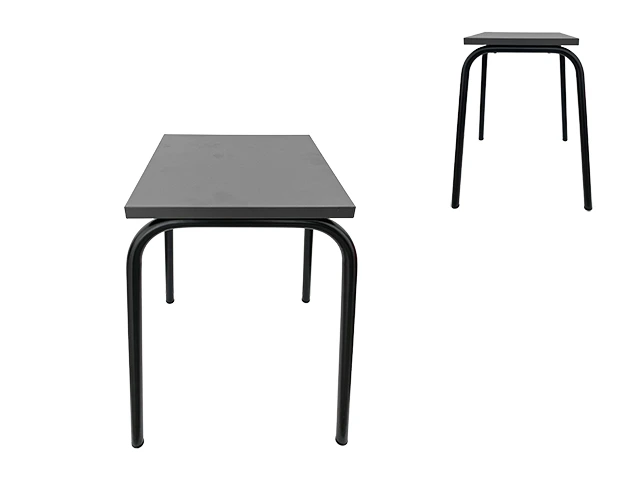 Taburet 29X31cm, antracit(164PE), metal/PAL