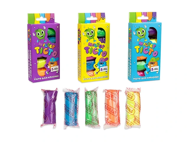 Set pentru creativitate Mr. Aluat 5buc X 20g