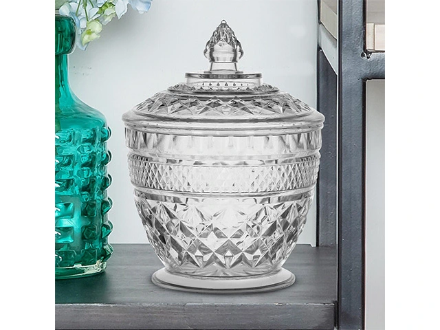 Recipient pentru zahar cu capac EH D11cm H15cm