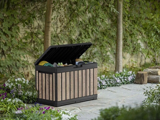 Lada pentru depozitare Keter Kentwood 190 l, 82.3X45X 57.7 cm, frasin
