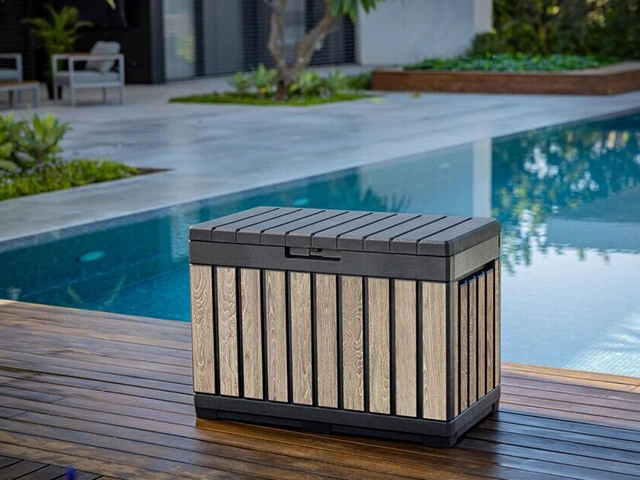 Lada pentru depozitare Keter Kentwood 190 l, 82.3X45X 57.7 cm, frasin
