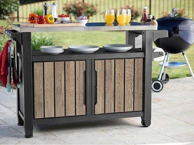 Masa de gratar Unity XL 207 l, 134X52X90 cm, frasin