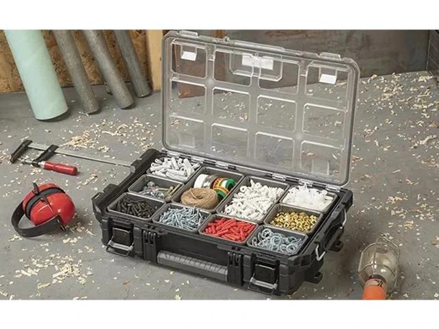 Organizator pentru depozitarea obiectelor mici Keter ROC Pro Gear 2.0 56X34.5X12.8 cm, negru