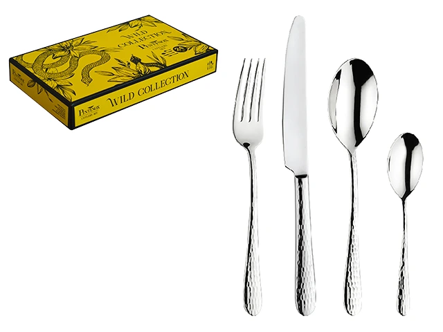 Set de tacimuri Pinti Leopard 24buc, inox