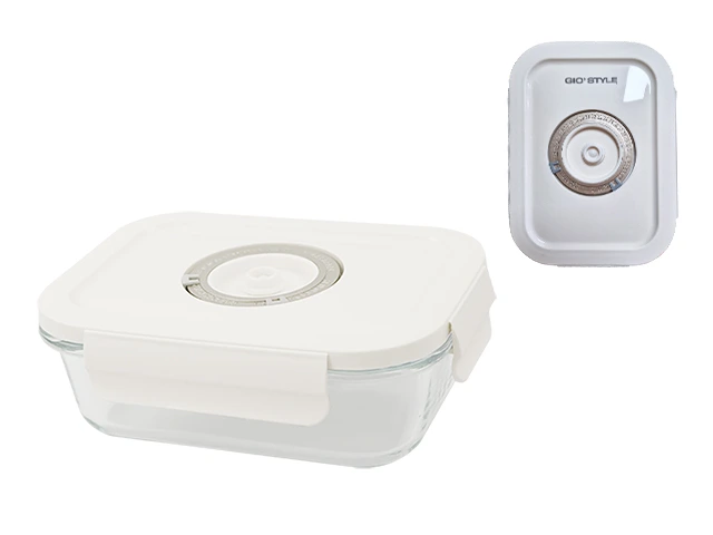 Recipient pentru vidat cu capac Frigoverre Perla 0.6 l, 17X13X6.5 cm, sticla