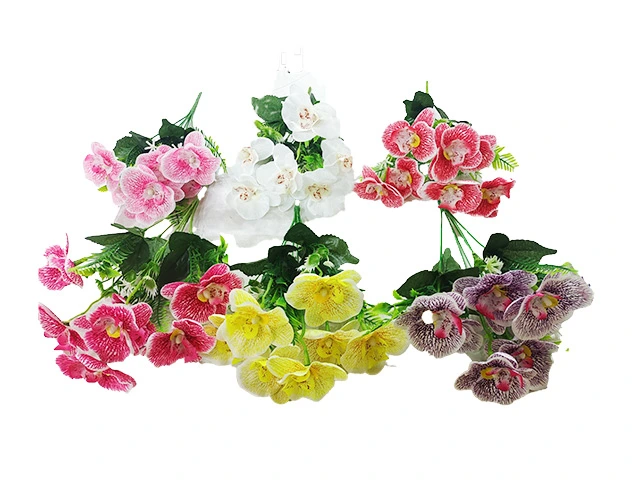 Flori artificiale Orhidea 7 ramuri