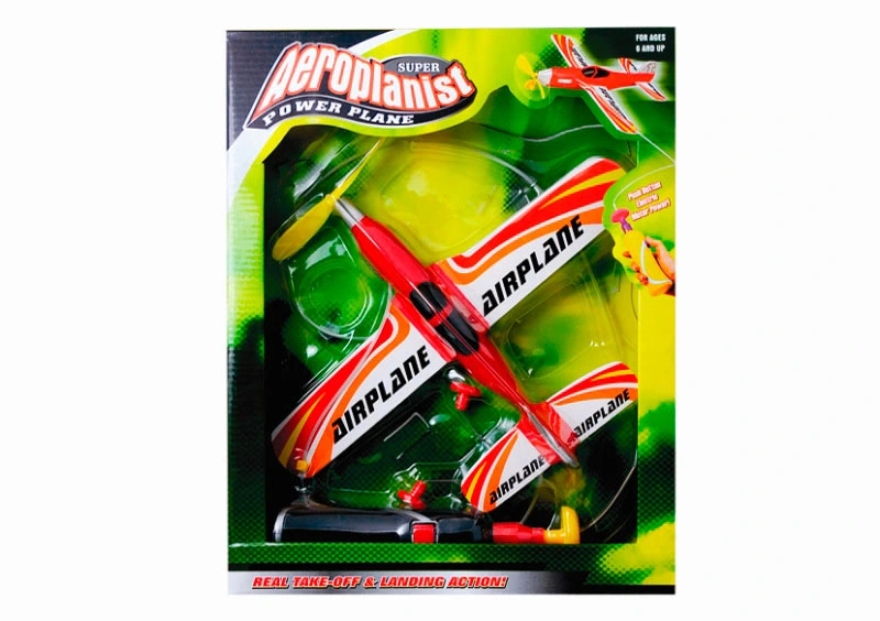 Avion zburator pe fir, anvergura aripilor 30cm