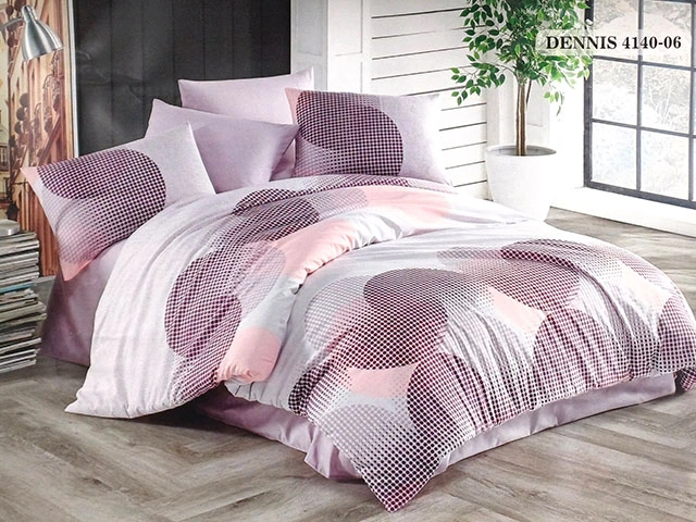 Lenjerie de pat 2pers NH Ranforce Dennis 4140-06, policoton