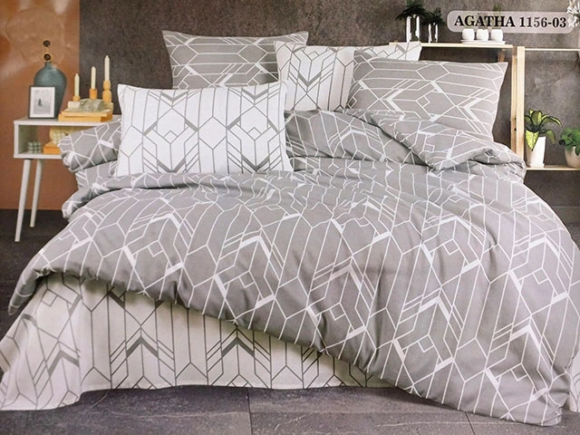 Lenjerie de pat 2pers NH Ranforce Agatha, policoton