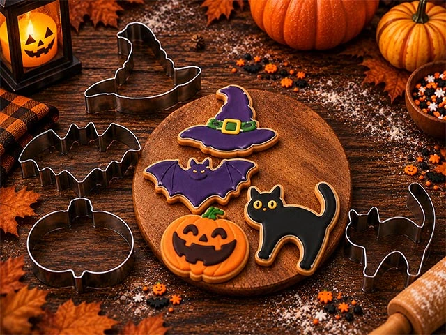Forme culinare Halloween 5buc 8 cm, in sortiment