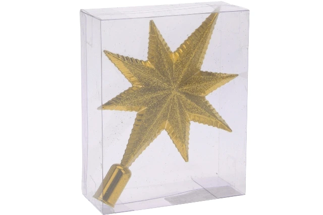 Virf pentru brad din sticla 20cm 