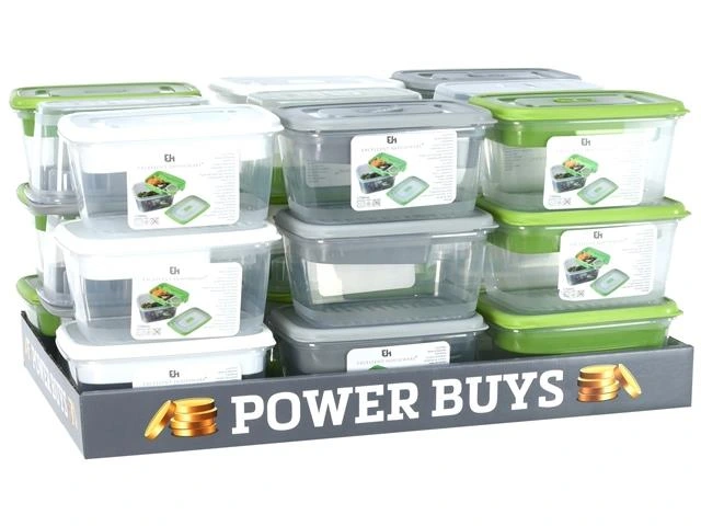 Lunch-box EH 1.7l 19X14X10cm cu tava, lingura si castron