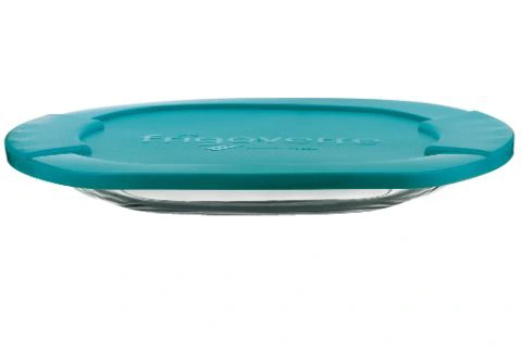 Farfuriei cu capac Bormioli RoccoFrigiverre 27X20 cm, sticla/plastic, ovala