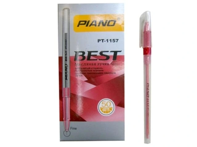 Pix cu gel PT-1157 oil ink 0.7mm, rosu