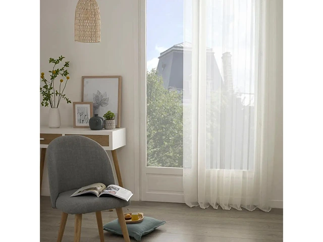 Perdea transparenta 135X240cm Atmosphera Moly, ivory, poliester