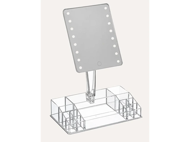 Organizator cosmetic 5Five Selena cu oglinda LED 18.7X18.6X35.5cm