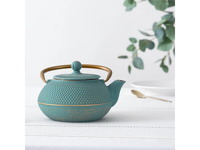 Ceainic pentru infuzie din fonta 0.8 l SG Jade, verde