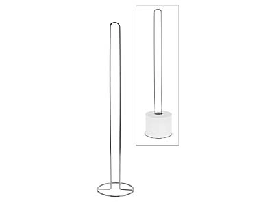 Suport - rezervă de podea pentru hârtie WC Bathroom D13.5X60cm, metal