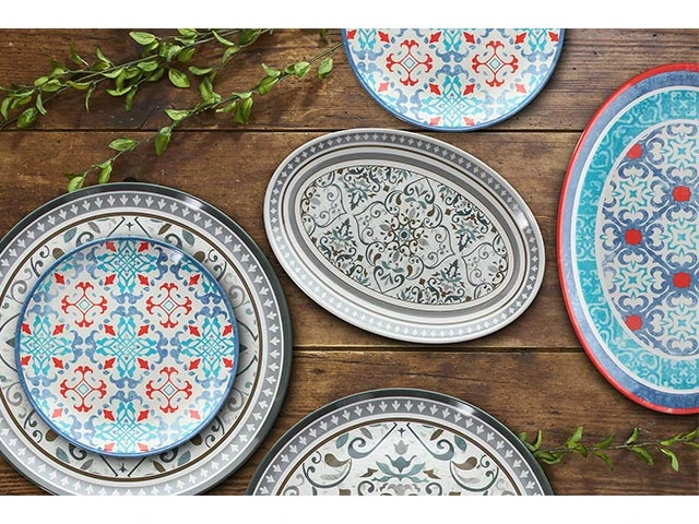 Platou oval Tognana Show Vietrini 48X34cm, melamină