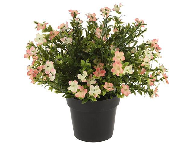 Flori artificiale mici de 26cm in ghiveci