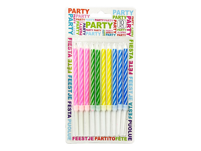 Set lumanari Party 10buc, 9cm
