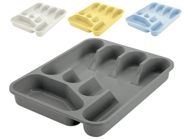Tava pentru tacamuri Tontarelli 26.5X33.5X4.5cm, plastic