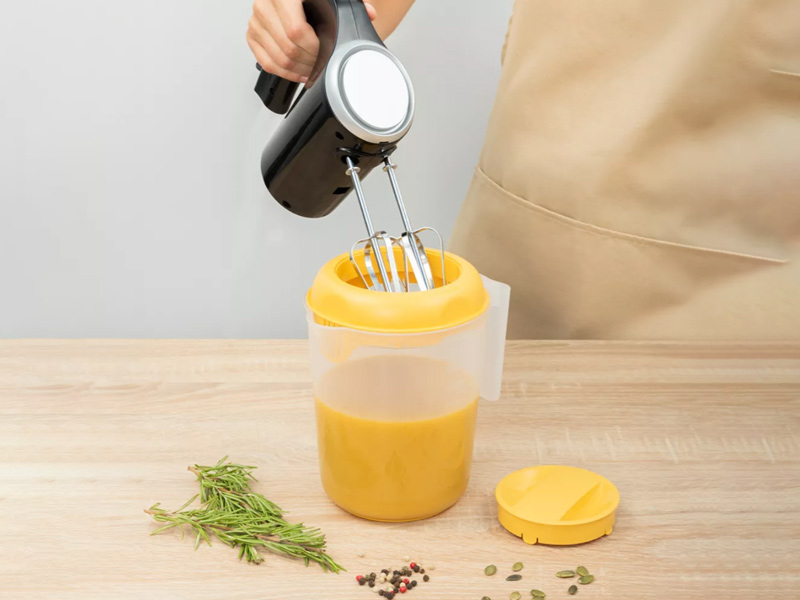 Ulcior pentru blender Phibo 2l, cu capac, galben